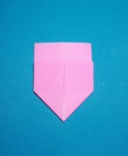 ハート02の手紙の折り方10b