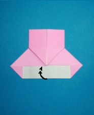 ハート01の手紙の折り方13