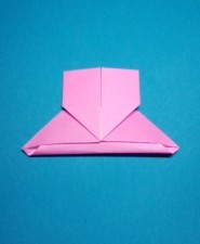 ハート02の手紙の折り方13a