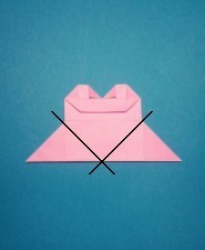 ハート02の手紙の折り方16