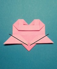 ハート02の手紙の折り方18