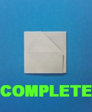 シンプル01の手紙の折り方-完成